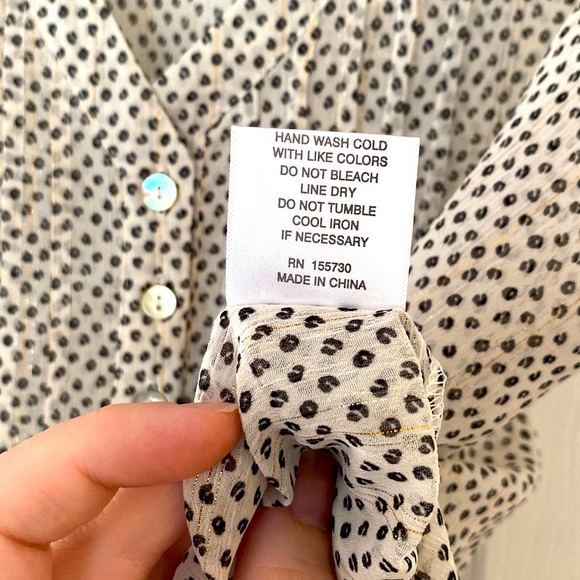 Rose + Olive Sheer Printed Tank - Picture 8 of 8